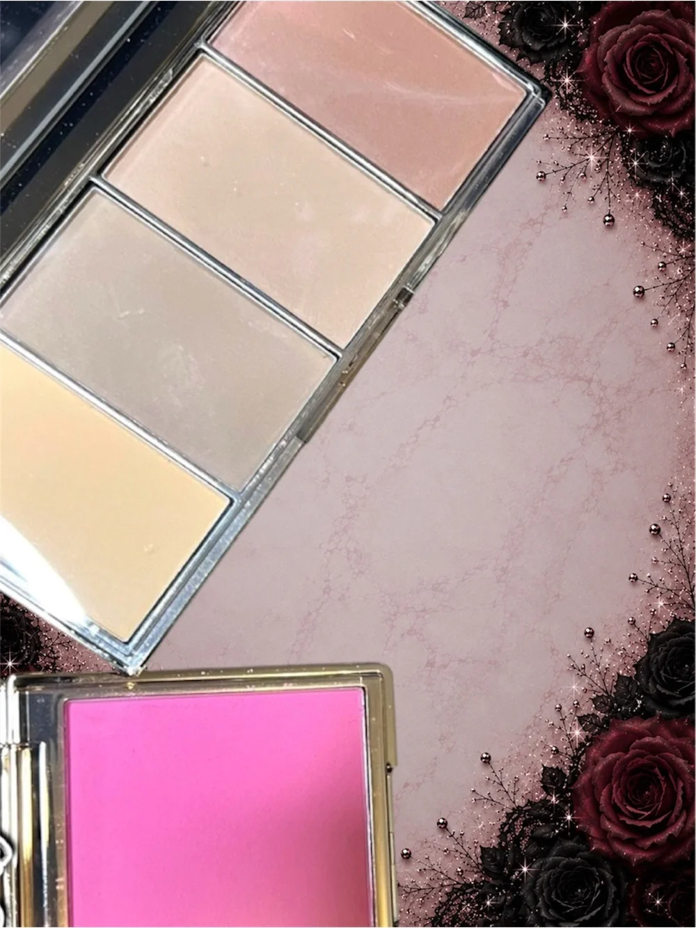 New Beau Babe Beauty Contour & Blush Set – Sculpting Palette + Blushing Blush